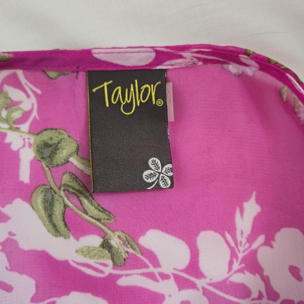 Taylor Pink Floral Midi Dress - Picture 3 of 4